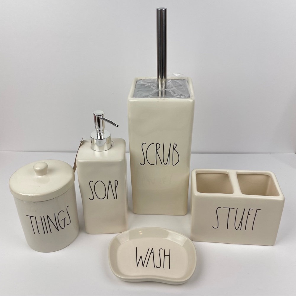 *SOLD* Rae Dunn Bathroom Set - NWT ⭐️BUNDLE⭐️ - Picture 7 of 7